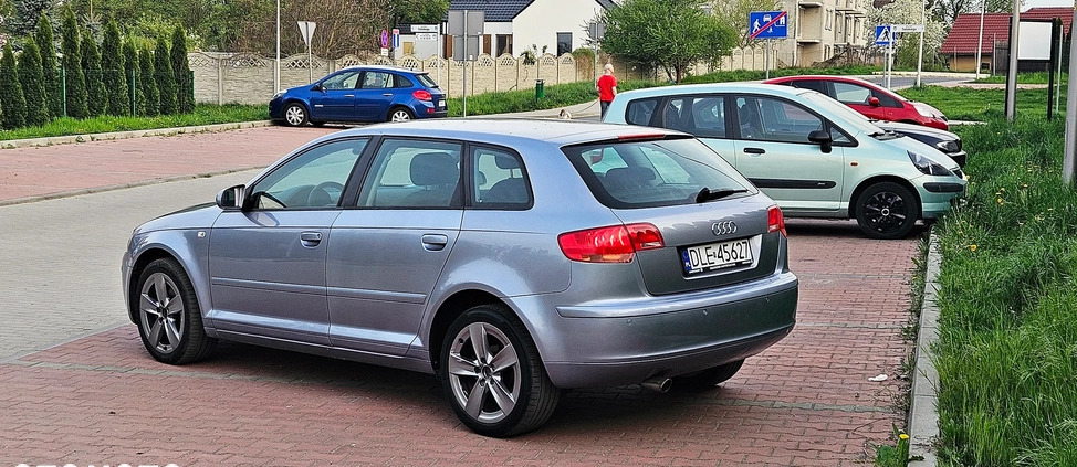 Audi A3 cena 18700 przebieg: 188000, rok produkcji 2007 z Chojnów małe 277